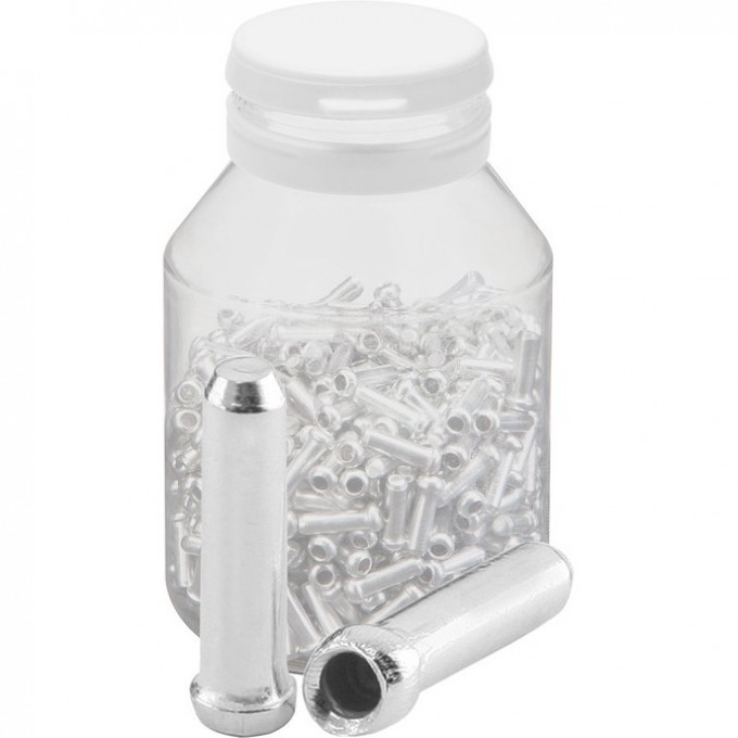 Наконечник CC-117-C Jagwire троса диам. 1,0-1,8 мм, алюминиевый, банка 500 шт. 310016