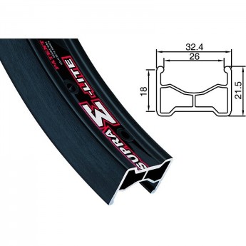 Обод 20" Supra E (Lite) Alexrims 48H двойной, серебристый Обод 20" Supra E (Lite) Alexrims 48H двойной, серебристый