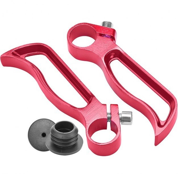 Рога на руль BLF-C4 алюминиевые красные 440027