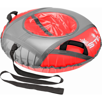 Санки надувные (тюбинг) STELS 110 см тент без камеры СН040.110, красный/красный-серый