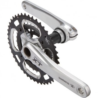 Шатуны Deore XT FC-M770 44x32x22T 175мм, чёрно-серебристые