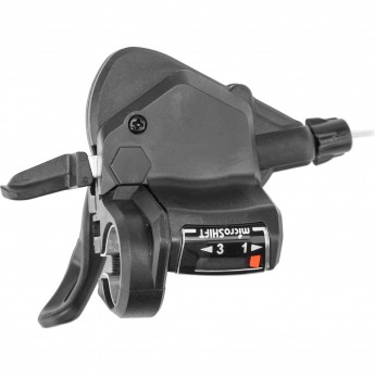 Шифтер/манетка левый Microshift TS39-3L, с тросом 1800 мм