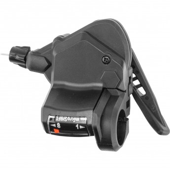 Шифтер/манетка правый Microshift TS38-8R, с тросом 2050 мм