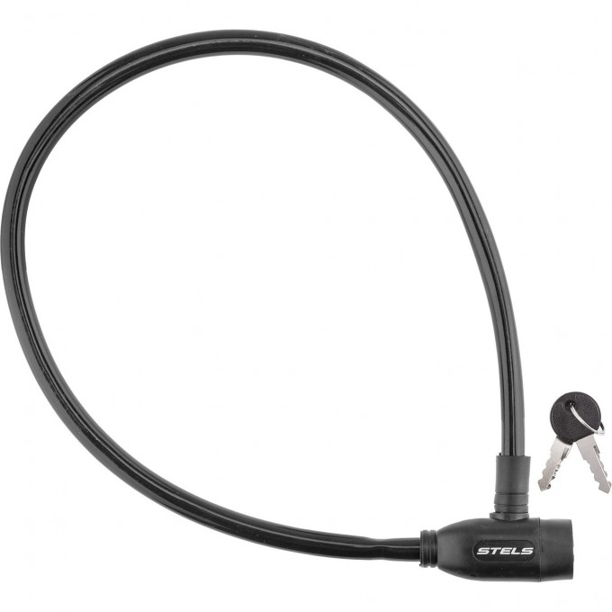 Трос-замок STELS 86108 длина 800 мм, чёрный 540079