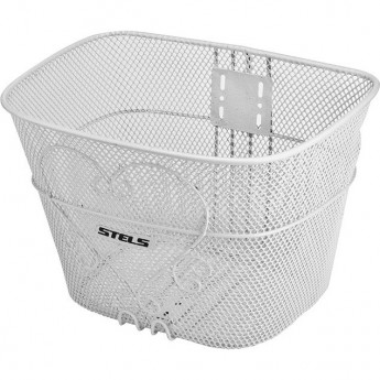 Велокорзина передняя STELS JL-073 белая Велокорзина передняя STELS JL-073 белая