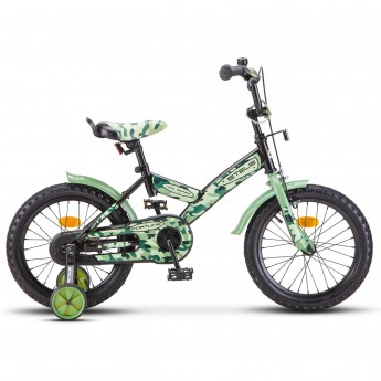 Велосипед STELS 16" Fortune V010 (LU091961) хаки/чёрный