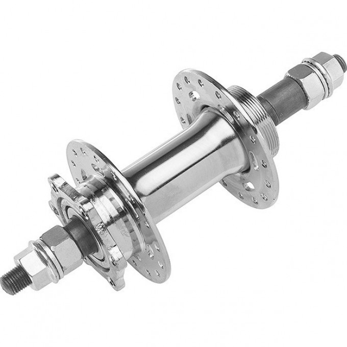 Втулка задняя AE-806RD 32H 3/8"х135х175мм серебряная 130241